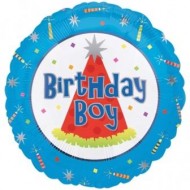 Birthday Boy Party Hat Balloon
